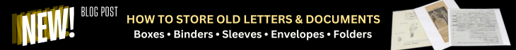 How to Sore Old Letter and Documents